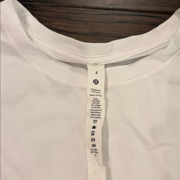 Lululemon Love Long Sleeve Shirt Sz 8 - Picture 8 of 12